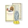  O.L. OF GUADALUPE AUTO STATUE WITH PRAYER CARD (2 PC) 